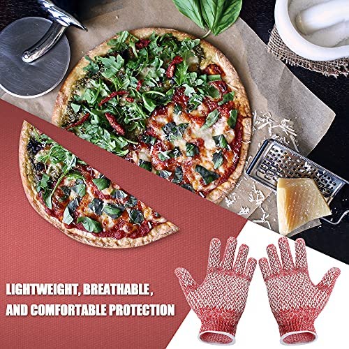Kids Cut Resistant Gloves, Upgraded Non-slip Grips, Food Grade Safety Work Cutting Gloves for Kitchen, Woodworking - Image 4