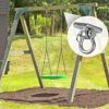 WAREMAID Heavy Duty Swing Hanger Hook, Hammock Chair Hanging Kit Swing Ceiling Mount, , Indoor Outdoor Playground Hanging Chair, Yoga, Tree, Gym, Rope, Swing Set Bracket, Punching Bag Hardware,1000LB - Image 5