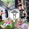 Dolibest Ceiling Anchor, Ceiling Mount Bracket with Carabiner for Yoga Swing Suspension Mount Resistance Band Wall Anchor for Body Weight Strength Training Systems, 1100LB - Image 4
