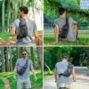 Nicgid Sling Bag Chest Shoulder Backpack Fanny Pack Crossbody Bags for Men - Image 4