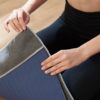 buradi Yoga Towel [72" x 24"], Yoga Mat Towel, Hot Yoga Towel wth Alignment Marks, Soft, Sweat, Fast Drying, Yoga mats Non Slip Pockets Design, Perfect for Hot Yoga, Pilates or Yoga Mats - Image 6