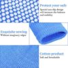 5 Pairs Non Slip Yoga Gloves, Fingerless Yoga Gloves Exercise Gloves Workout Gloves for Women, 5 Colors - Image 2