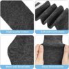 Chalier 3 Pairs Knee High Socks for Women Triple Stripe Tube Socks Knit Over the Calf Solid Color Knee Socks - Image 2