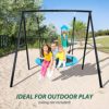 Trekassy 440lbs Heavy Duty Metal Swing Frame, A-Frame Swing Stand for Kids, Adults, Outdoor Fun, Fits for Most Swings - Image 5