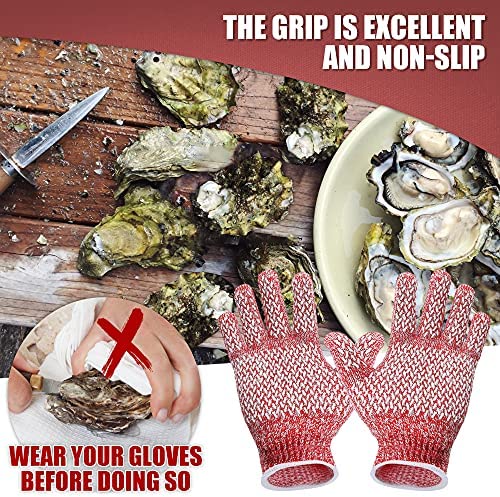 Kids Cut Resistant Gloves, Upgraded Non-slip Grips, Food Grade Safety Work Cutting Gloves for Kitchen, Woodworking - Image 6