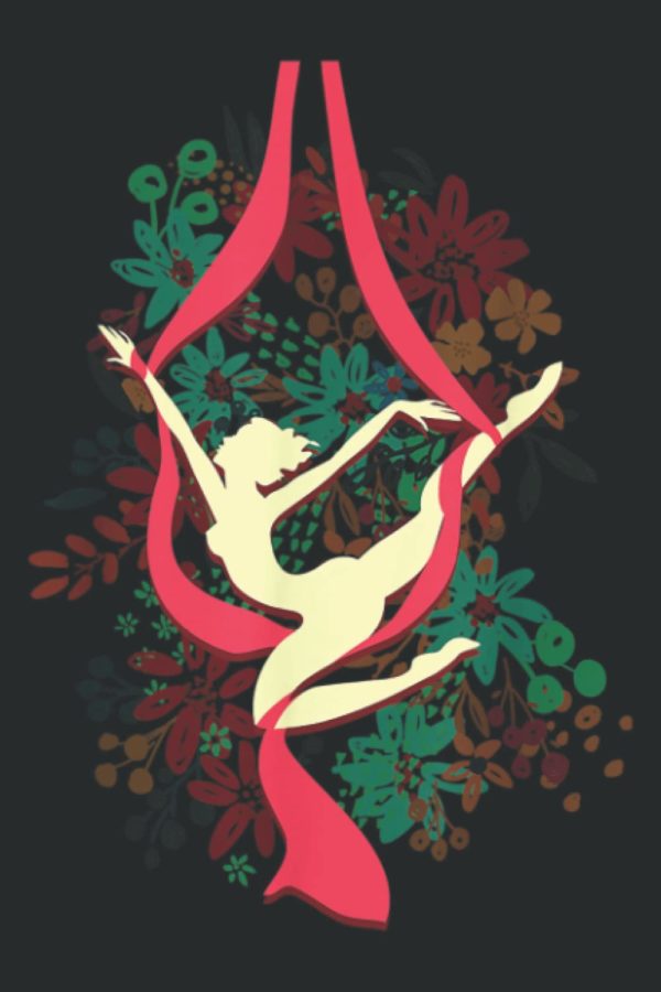 Aerial Silks Yoga Aerial Silk: Lined Journal & Diary for Writing & Notes for Girls and Women, Memo Diary Subject Notebooks Planner, 6"x9"
