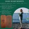 Sadhu Board for Yoga Practice Meditation, Handmade Wooden Board with Nails for Standing on Feet, Sadhu Practice Wood Board with Galvanized Nails, Relaxation Board for Acupuncture Massage, Yoga Gift - Image 6