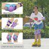 Kids/Youth Knee Pads Elbow Pads Wrist Guards Protective Gear Set ,for Kids Extreme Multi-Sports,Roller Skates Scooter Inline Skating Cycling BMX Bike Skateboard Riding And Outdoor Sports - Image 3