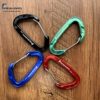 FresKaro 15kn Heavy Duty Wiregate Carabiners - for Camping Hiking or Hammocks - Aluminium Caribeaners for Backpacking and Dog Leash - Choice of Color Black, Blue, Green, Red - Image 5