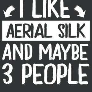 I Like Aerial Silk and Maybe 3 People: Cool Perfect Gift Idea ~ Small Lined Notebook (6'' X 9")