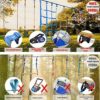 TUAHOO 50Ft Ninja Warrior Obstacle Course for Kids Adults Families Outdoor Climbing Ninja Training Slackline Obstacle Course Swing for Kids Trapeze Swing,Gym Rings, Rope Ladder, Climbing Net - Image 4