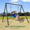 Trekassy 440lbs Heavy Duty Metal Swing Frame, A-Frame Swing Stand for Kids, Adults, Outdoor Fun, Fits for Most Swings - Image 7