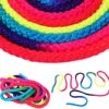 Dioche Gymnastics Rope, Rainbow Color Rhythmic Gymnastics Rope Sports Competition Arts Training Jump Rope - Image 3