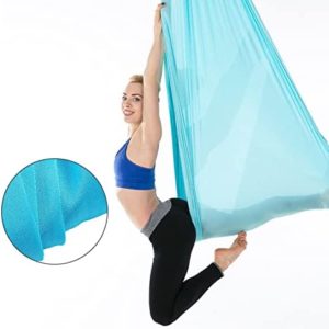 Okuyonic 2.8x1m/9.2x3.3ft, Toughness Aerial Yoga Swing Lightweight Yoga Hammock for Relax Exercise for Fitness Training for Professional Yoga