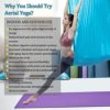 Aerial Hammock Kit, Pilates Flying Swing Aerial Silks Replacement Fabric 5 Meters Long for Home Outdoor Aerial Dance Daisy Chain,Carabiner XJJUN (Color : A, Size : 5m) - Image 5