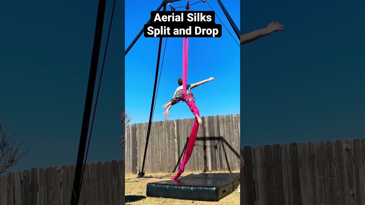 Aerial Silks Split and Drop Nightmare aerial aerialsilks AerialFitness