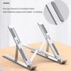 BoxWave Stand and Mount Compatible with Lenovo ThinkPad X1 Yoga (21CD) (Stand and Mount by BoxWave) - Compact QuickSwitch Laptop Stand, Portable, Multi Angle Viewing Stand - Metallic Silver - Image 7