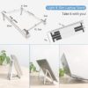 BoxWave Stand and Mount Compatible with Lenovo ThinkPad X1 Yoga (21CD) (Stand and Mount by BoxWave) - Pocket Aluminum Stand 3-in-1, Portable, Multi Angle Viewing Stand - Metallic Silver - Image 4