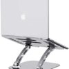 BoxWave Stand and Mount for Lenovo ThinkPad X13 Yoga (Stand and Mount by BoxWave) - Executive VersaView Laptop Stand, Ergonomic Adjustable Metallic Laptop Stand - Metallic Silver - Image 4