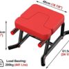 ZIMGOD Yoga Headstand Bench Stable Inversion Chair, Yoga Headstand Stool with 2 Handles & PU Cushion, Home Gym Inverted Yoga Stool for Women Exercise (Color : Red) - Image 7