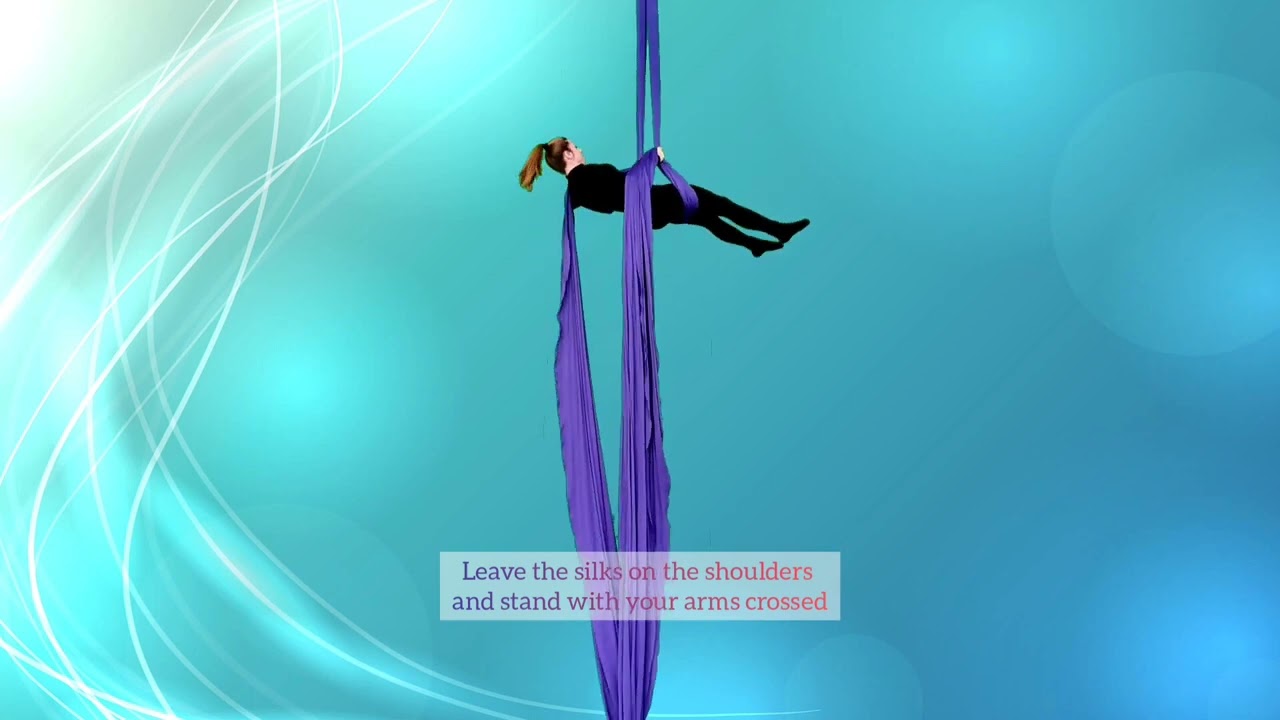 Freefall AERIAL SILKS tutorial, advanced AerialFitness