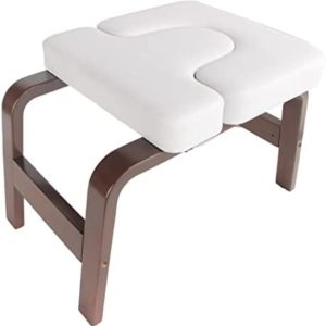 Handstand Chair Home Handstand Handstand Exercise Yoga Aids Fitness Equipment (Color : White, Size : 55 * 40 * 30cm)