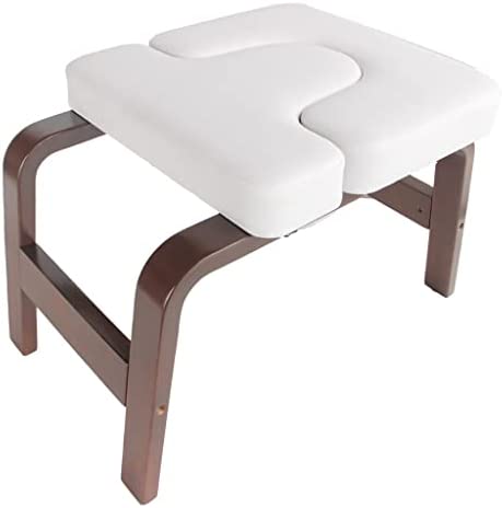 Handstand Chair Home Handstand Handstand Exercise Yoga Aids Fitness Equipment (Color : White, Size : 55 * 40 * 30cm)