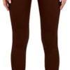 Ribbed Seamless Leggings for Women Cross High Waisted Workout Gym Yoga Pants Tummy Control Tights - Image 3