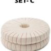 Yogikuti Yoga Chambal Set Of 10pcs, Pune Chumbals set, Iyengar Yoga, Yoga donuts, Yoga props - Image 4