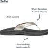 OluKai Ohana Women's Beach Sandals, Quick-Dry Flip-Flop Slides, Water Resistant, Wet Grip Soles & Compression Molded Footbed - Image 2