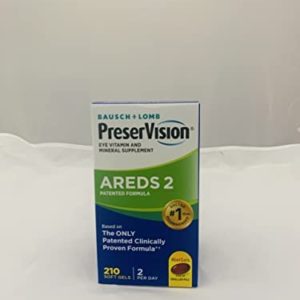 PreserVision AREDS 2 Eye Vitamin & Mineral Supplement (210 ct) with Lutein and Zeaxanthin, Soft Gels