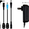 AZOR 9V Pedal Power Supply Adapter 5 Way Daisy Chain Cables with 4 Inch Guitar Patch Cable - Image 5