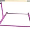 Athletic Bar Gymnastics Kip Bar Horizontal Bar Professional Junior Gymnastic Training High Bar Asymmetric Bar 13 Level Height Adjustable Expandable 3 to 5 FT Indoor Outdoor Use (Purple) - Image 4