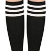 Zando Womens Knee High Socks Thin Striped Tube Socks Bulk Casual Over the Calf Socks for Women Long Sports Knee Highs - Image 2