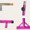 Athletic Bar Gymnastics Kip Bar Horizontal Bar Professional Junior Gymnastic Training High Bar Asymmetric Bar 13 Level Height Adjustable Expandable 3 to 5 FT Indoor Outdoor Use (Purple) - Image 7