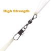 EuTengHao 250Pcs Bearing Barrel Swivel Fishing Accessories Stainless Steel Corrosion Resistance (Size 2,4,6,8,10,12, Weight 26-58Lbs) - Image 6