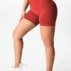 YEOREO Women Seamless Scrunch Workout Shorts High Waisted Intensify Running Gym Yoga Workout - Image 4