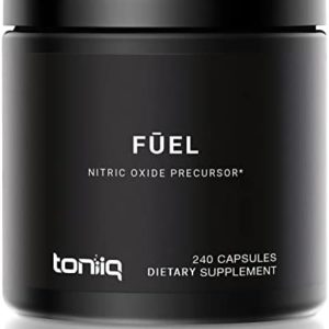 Fuel by Toniiq - 3,000mg Nitric Oxide Booster - 99% Purified L-Arginine - 99% Purified L-Citrulline - Min. 4% Beet Root Nitrates - Clinically Proven Velox Blend - 240 Veggie Capsules