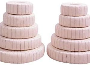 Yogikuti Yoga Chambal Set Of 10pcs, Pune Chumbals set, Iyengar Yoga, Yoga donuts, Yoga props