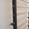 ARTIMEX Stall Bars Metal/Wood (Swedish Ladder) for Physical Therapy and Gymnastic - Used in Homes, Gyms, Clinics and Fitness Centers - 7 feet, 6 1/2 x 2 feet, 11 1/2 inches, Code 221-M-Black - Image 5