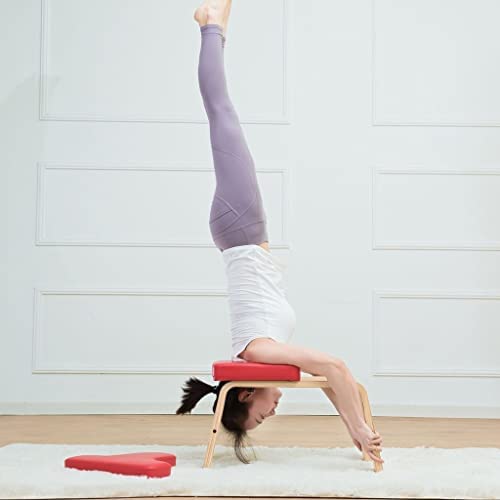 Handstand Chair Home Handstand Handstand Exercise Yoga Aids Fitness Equipment (Color : White, Size : 55 * 40 * 30cm) - Image 6