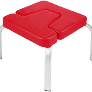 Happibuy Headstand Bench Yoga Inversion Chair Headstand Trainer Stand Yoga Inversion Bench for Relieve Fatigue and Build Up Body (Red)