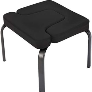 Inversion Equipment Advanced Handstand Table, Multifunction Yoga Handstand Chair, Home Use Inversion Stool, Easy to Assemble, Load Bearing 200 KG (Color : Black, Size : 424238cm)