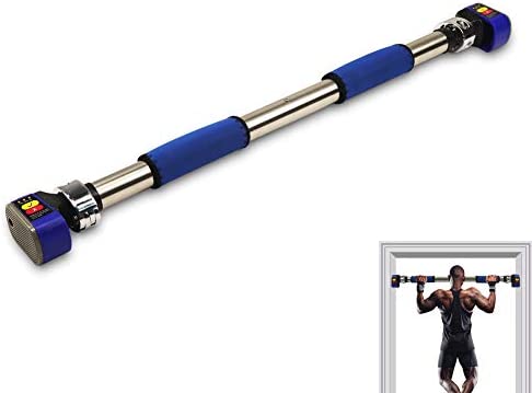 NEWAN Doorway Pull Up and Chin Up Bar Upper Body,Door Exercise Bar Without Screw Installation,Workout Bar for Home Gym Exercise Fitness - 440 LBS
