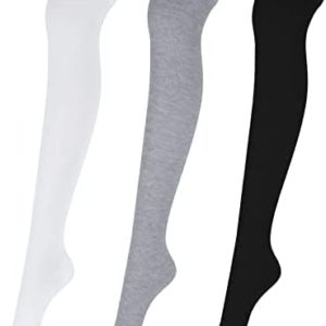 Intgoodluckycc Thigh High Socks for Women, Long Knee High Socks, Cute Womens Over The Knee Socks Stockings