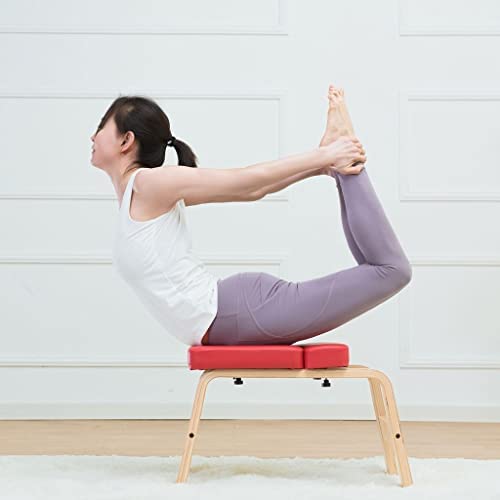 Handstand Chair Home Handstand Handstand Exercise Yoga Aids Fitness Equipment (Color : White, Size : 55 * 40 * 30cm) - Image 5