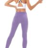 Women's High Waist Leggings Lightweight Tummy Control Yoga Soft Workout Pants for Gym - Image 7
