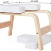 XIANGJI Headstand Bench Yoga Inversion Trainer Wooden Yoga Inverted Stool, Multifunctional Fitness Chair Home Yoga Auxiliary Stool Gym Yoga Stool Relieve Fatigue and Shape Body Idea for Workout - Image 5