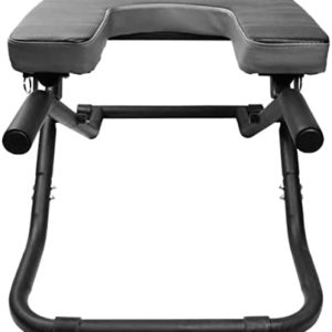 JQDMBH Yoga Headstand Bench,Yoga Auxiliary Chair Foldable Inversion Equipment Yoga Chair Household Inversion Bench Exercise Fitness Stool Workout Device