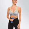 ZeroBound Women's High Impact Sports Bra Underwire Full Support Lightly Lined Workout Adjustable Straps Plus Size Bras - Image 3